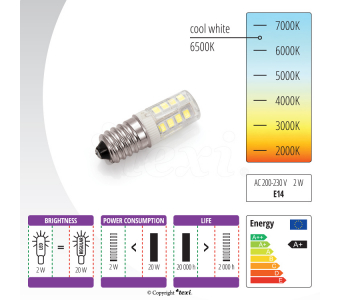 LED žárovka na šicí stroje 