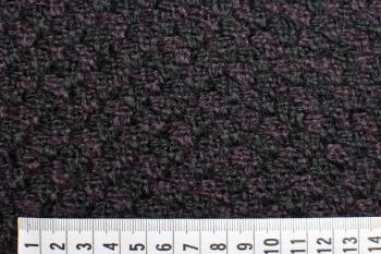Vlněná látka fialovo černé pepito na kostýmy, W007